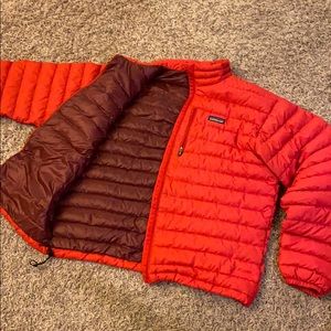 Patagonia Down Puffy Coat Large Red